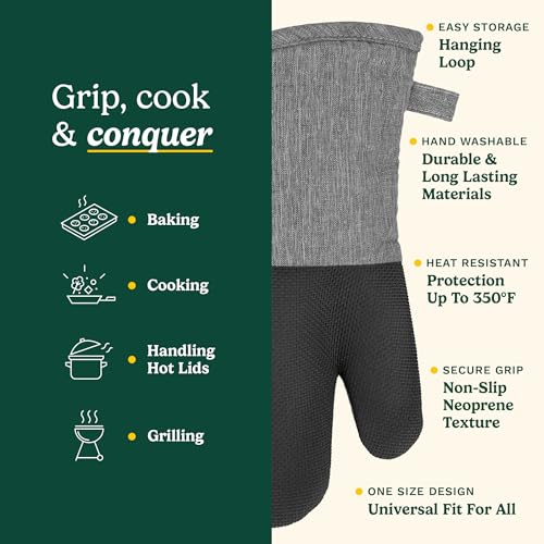 Cuisinart Chambray Kitchen Oven Mitts (2 Count)