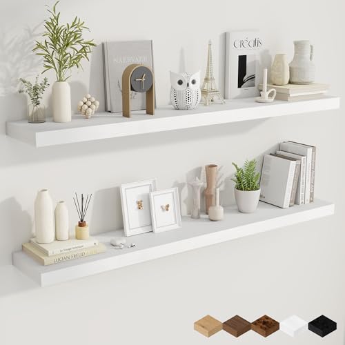 55 Inch Fireplace Mantel Shelf (2 Count)