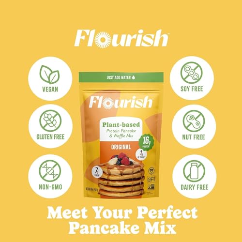 Plant Based Protein Pancake & Waffle Mix (15.16 Ounce)
