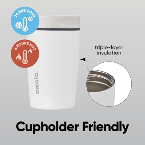 SmoothSip Slider Insulated Stainless Steel Coffee Tumbler