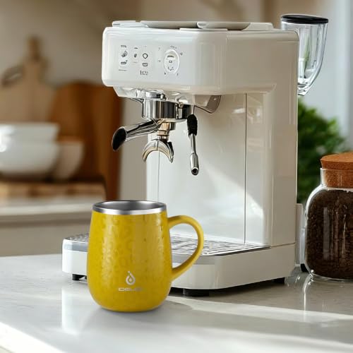 16 oz Insulated Coffee Mug with Lid and Handle