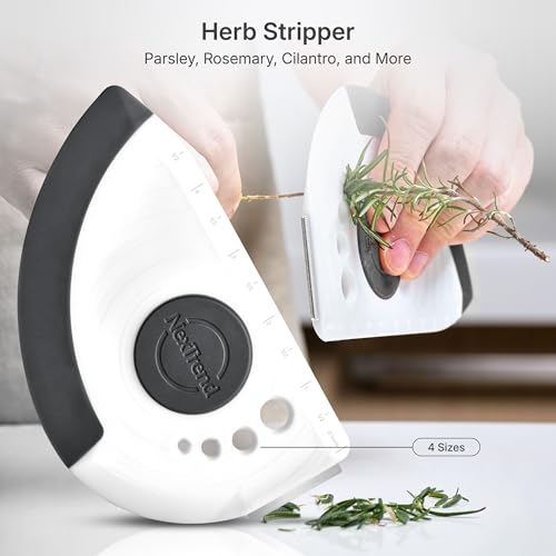 grey 5-in-1 flexible dough and bowl scraper with stainless-steel edge and integrated ruler