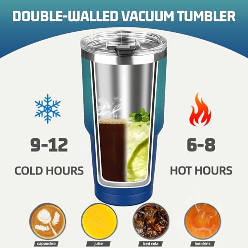 30 oz Tumbler with Lids and Straws
