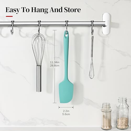 600ºF Heat Resistant Large Silicone Spatula for Baking