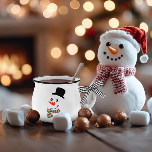 6 Set Christmas Coffee Mug Ceramic 12oz Hot Cocoa Cup (6 Count)