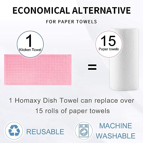 100% Cotton Terry Kitchen Towels (8 Count)