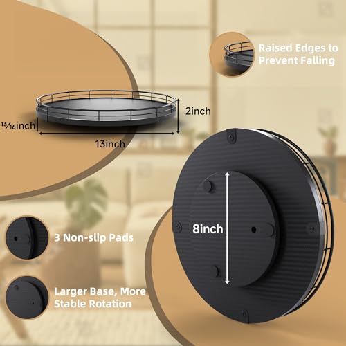 13" Lazy Susan Turntable Organizer for Table Top