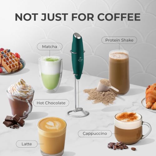 Powerful Milk Frother Wand With Duracell Batteries
