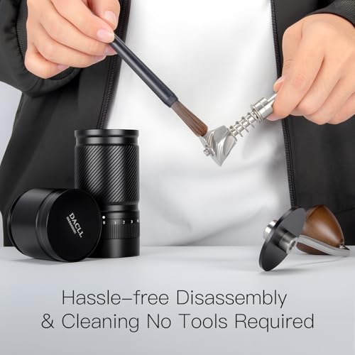 Manual Coffee Grinder with Numerical External Adjustable Setting
