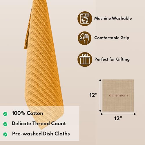 6 Pack Waffle Dish Cloths (6 Count)