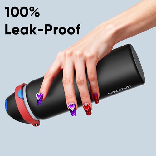 Insulated Water Bottle with Straw