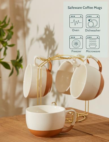 Beige Coffee Mugs Set of 4 (24 Count)