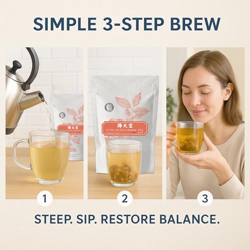 Cooling Comfort & Seasonal Balance Traditional Chinese Herbal Tea for Modern Wellness (5 Count)