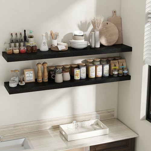 12 Inch Deep Floating Shelves (2 Count)