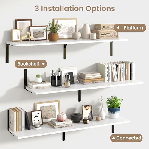Floating Shelves for Wall (2 Count)