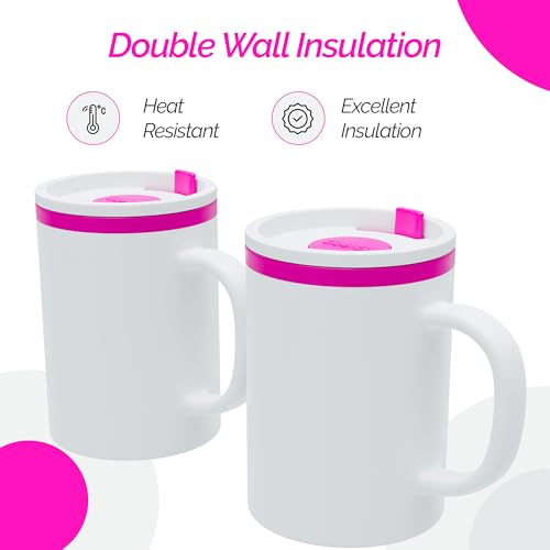 Iconic Desk Mug with Lid & Handle