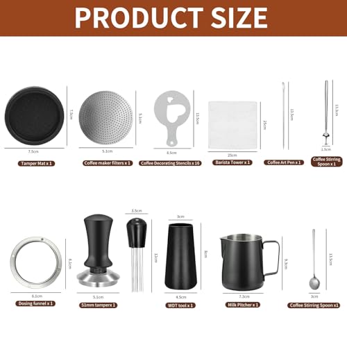 27 PCS Espresso Accessories Kit