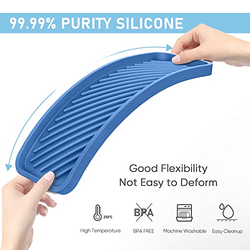 Kitchen Silicone Sink Organizer Tray (2 Count)