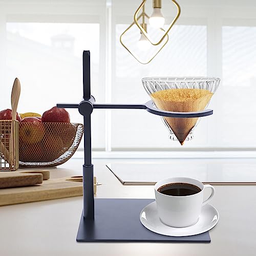 Coffee Dripper Holder Silicone Base Glass Funnel Stand Portable Coffee Dripper Rack Hight Adjustable for Home Kitchen