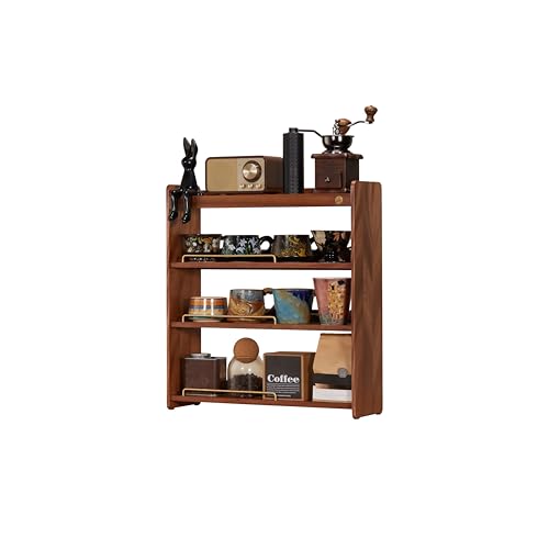 Walnut Wood Coffee Cup Rack