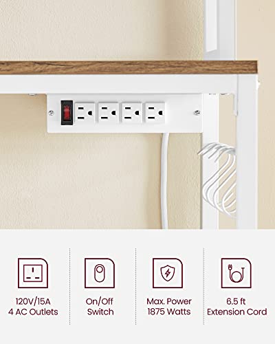 Bakers Rack with Power Outlet