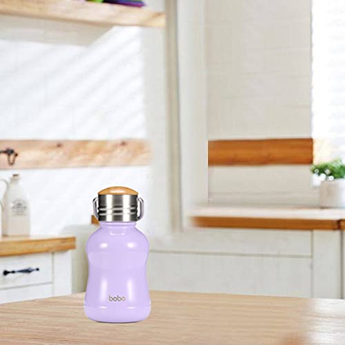Mini Vacuum Insulated Water Bottle With Bamboo Lid