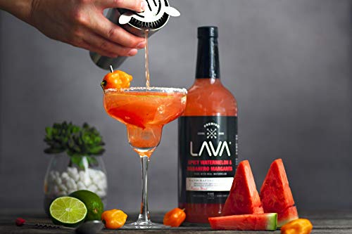 Premium Spicy Watermelon Habanero Margarita Mix (33.8 Fl Oz)