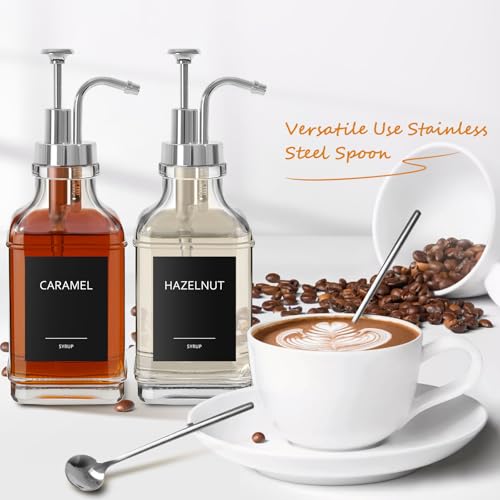 16.9 fl oz 500ml Coffee Syrup Dispenser Set