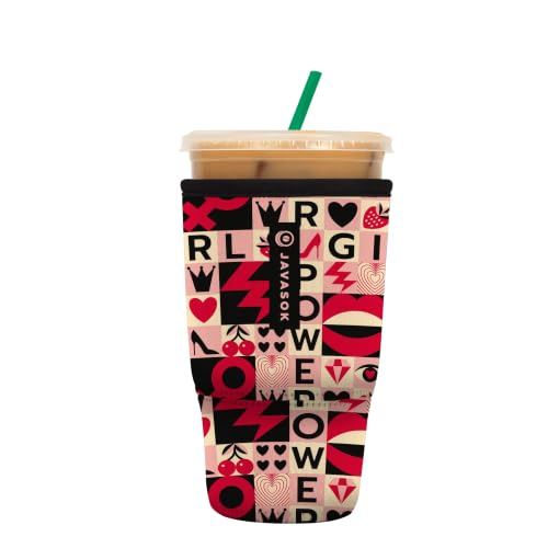 JavaSok Iced Coffee & Cold Soda Insulated Neoprene Cup Sleeve