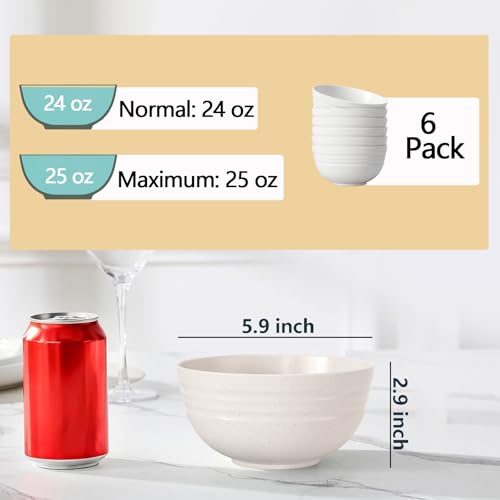 NOT CERAMIC】Unbreakable Cereal Bowls