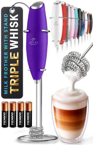 Powerful Milk Frother Wand With Duracell Batteries