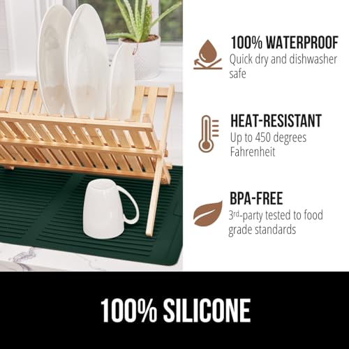 Patented BPA Free Silicone Dish Drying Mat