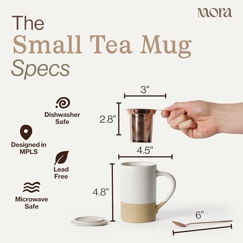Ceramics Tea Cup with Loose Leaf Infuser