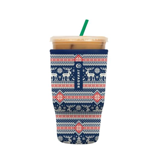 JavaSok Iced Coffee & Cold Soda Insulated Neoprene Cup Sleeve