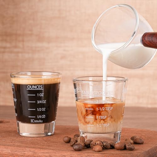 Shot Glasses Measuring cup Espresso Shot Glass Liquid Heavy Wine 2 Pack 26