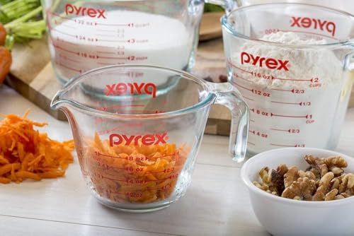 Essentials (2-Pack) Glass Measuring Cups Set (1 & 2 Cup) (2 Count)