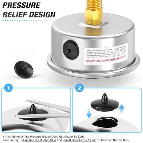 0~300Psi Stainless Steel 1