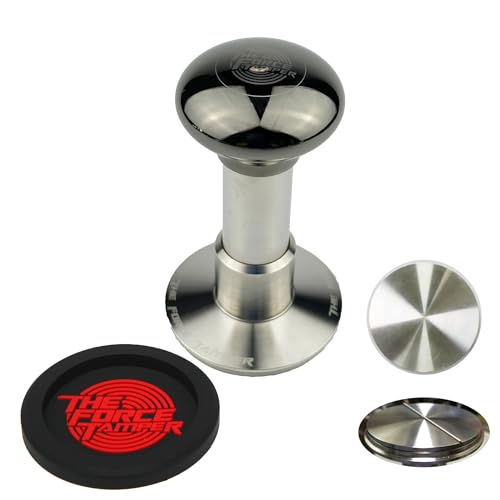 54.00mm Flat Distribute Set Black Mirror Jellyfish AL Handle Coffee Tamper