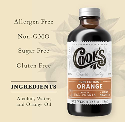 Pure Orange Extract from Florida Oranges (4 Fl Oz)