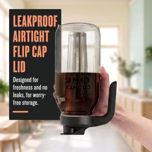 64oz Cold Brew Coffee Maker with Leak Proof Lid