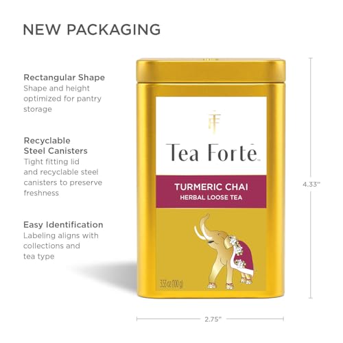 Turmeric Chai Herbal Tea Canister (3.53 Ounce)