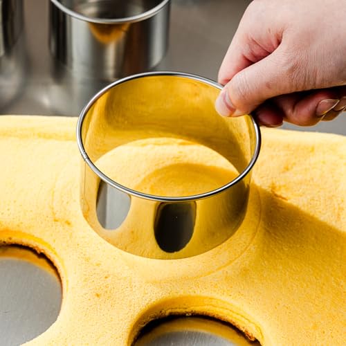 12 Pcs 304 Stainless Steel Biscuit Cutter Set (12 Count)