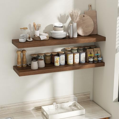 12 Inch Deep Floating Shelves (2 Count)