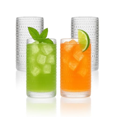 Hobnail Highball Glasses
