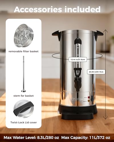 50 Cup Commercial Coffee Urn (50 Count)