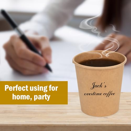 800 Pcs 6 oz Kraft Paper Cups (800 Count)