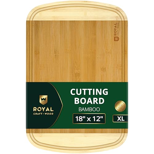 Wooden Cutting Boards for Kitchen Meal Prep & Serving
