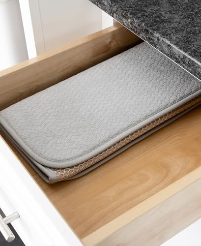 Premium Reversible Dish Drying Mat for Kitchen