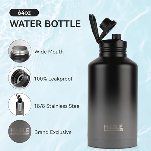 Half Gallon Insulated Water Bottles 64 oz