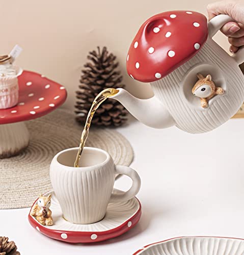Cute Mushroom Teapot